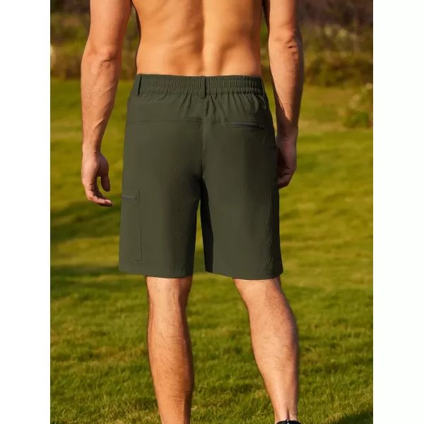 COOFANDY Men's Hiking Cargo Shorts Quick Dry Outdoor Shorts Lightweight Travel Fishing Golf Tactical Shorts with 5 Pockets