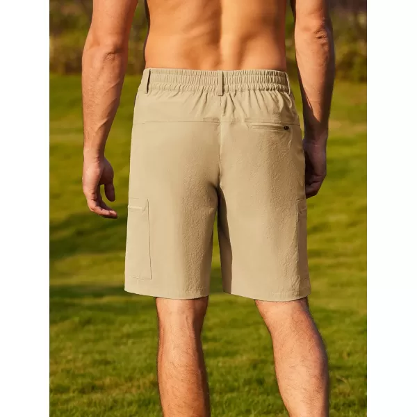 COOFANDY Men's Hiking Cargo Shorts Quick Dry Outdoor Shorts Lightweight Travel Fishing Golf Tactical Shorts with 5 Pockets