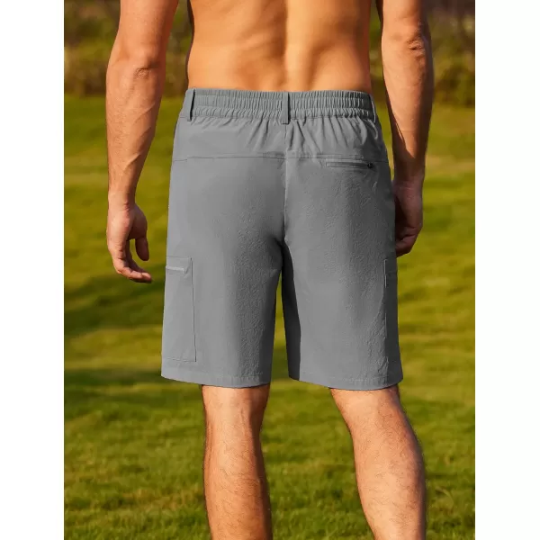 COOFANDY Men's Hiking Cargo Shorts Quick Dry Outdoor Shorts Lightweight Travel Fishing Golf Tactical Shorts with 5 Pockets