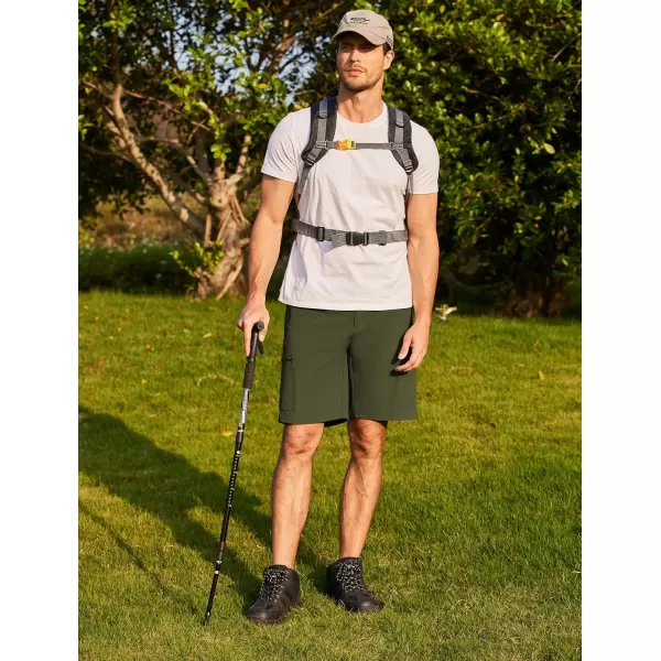 COOFANDY Men's Hiking Cargo Shorts Quick Dry Outdoor Shorts Lightweight Travel Fishing Golf Tactical Shorts with 5 Pockets