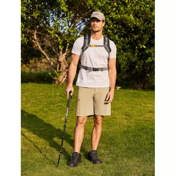 COOFANDY Men's Hiking Cargo Shorts Quick Dry Outdoor Shorts Lightweight Travel Fishing Golf Tactical Shorts with 5 Pockets