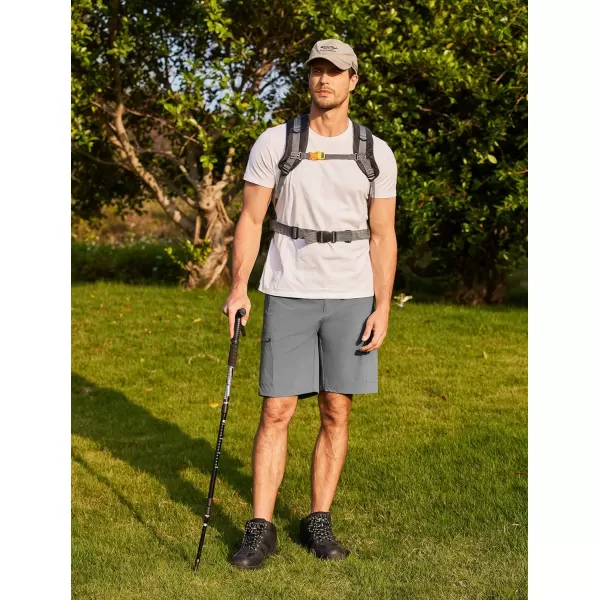 COOFANDY Men's Hiking Cargo Shorts Quick Dry Outdoor Shorts Lightweight Travel Fishing Golf Tactical Shorts with 5 Pockets