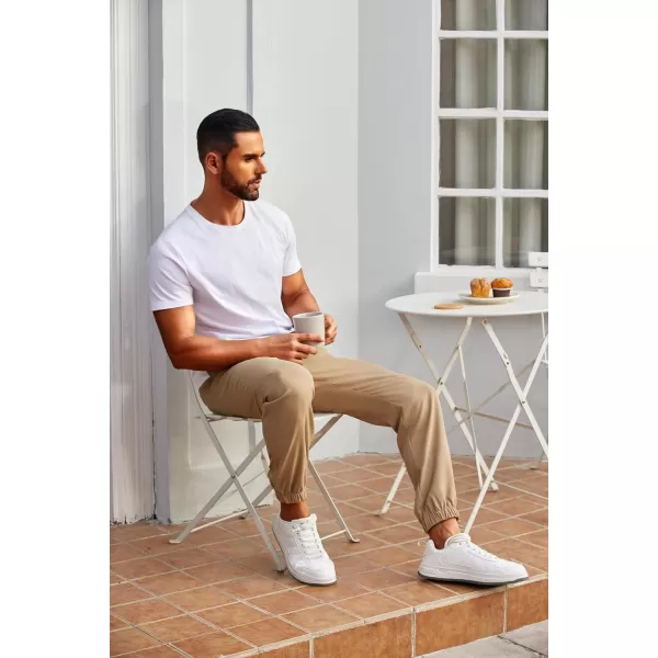 COOFANDY Mens Joggers Pants Regular Fit Casual Pants Lightweight Elastic Waistband Pants with Pockets