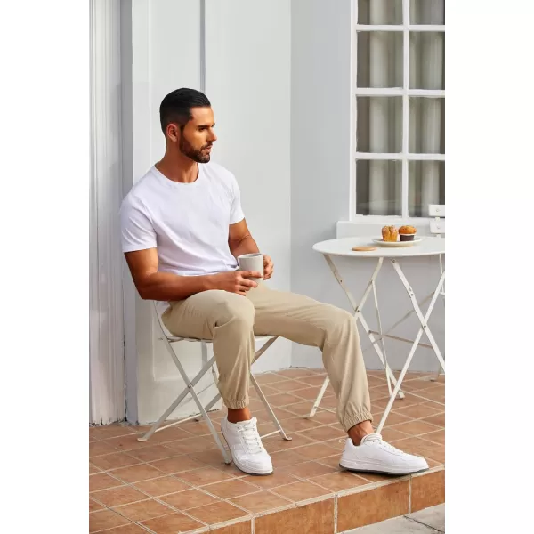 COOFANDY Mens Joggers Pants Regular Fit Casual Pants Lightweight Elastic Waistband Pants with Pockets