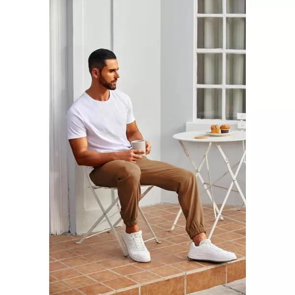 COOFANDY Mens Joggers Pants Regular Fit Casual Pants Lightweight Elastic Waistband Pants with Pockets