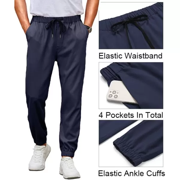COOFANDY Mens Joggers Pants Regular Fit Casual Pants Lightweight Elastic Waistband Pants with Pockets