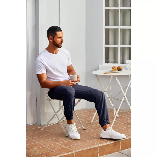 COOFANDY Mens Joggers Pants Regular Fit Casual Pants Lightweight Elastic Waistband Pants with Pockets