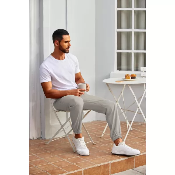 COOFANDY Mens Joggers Pants Regular Fit Casual Pants Lightweight Elastic Waistband Pants with Pockets