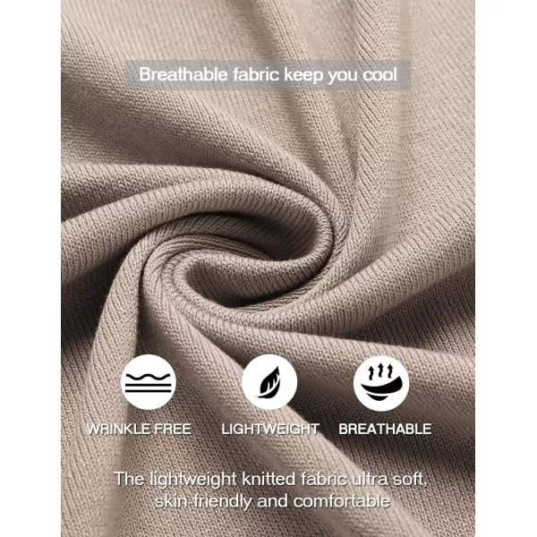 COOFANDY Men's Knit Button Down Shirt Vintage Short Sleeve Polo Shirts Casual Beach Tops