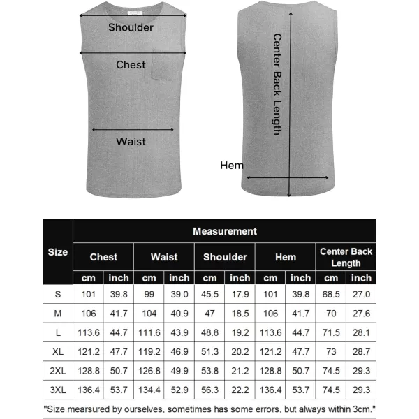 COOFANDY Men's Knit Tank Tops Casual Sleeveless T Shirts Beach Tank Shirts with Pocket