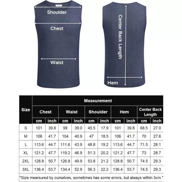 COOFANDY Men's Knit Tank Tops Casual Sleeveless T Shirts Beach Tank Shirts with Pocket