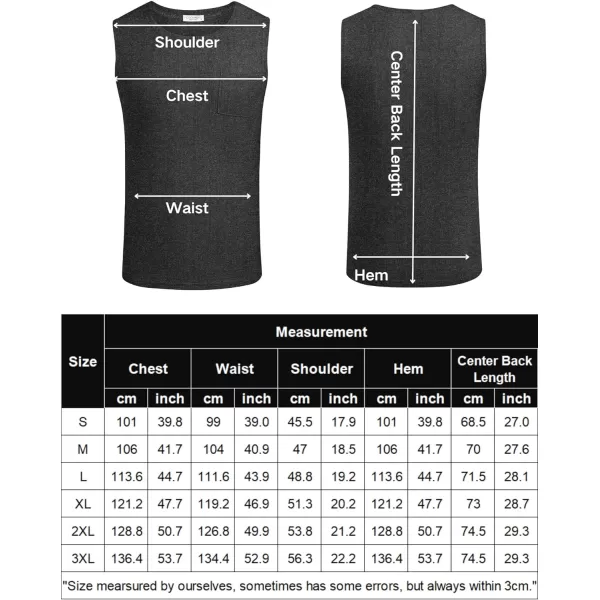 COOFANDY Men's Knit Tank Tops Casual Sleeveless T Shirts Beach Tank Shirts with Pocket
