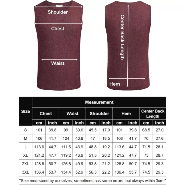 COOFANDY Men's Knit Tank Tops Casual Sleeveless T Shirts Beach Tank Shirts with Pocket