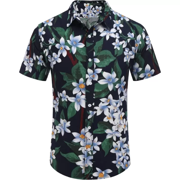 COOFANDY Men's Linen Casual Short Sleeve Shirts Button Down Summer Beach Shirt