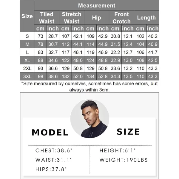 COOFANDY Mens Linen Drawstring Pants Elastic Waist Lightweight Trouser Casual Yoga Summer Beach Pant