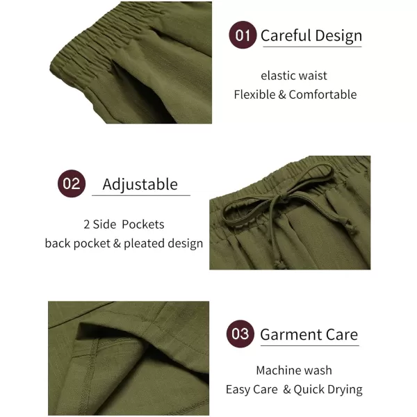 COOFANDY Men's Linen Sets 2 Piece Outfits Short Sleeve Henley Shirts and Shorts Summer Beach Yoga Pants Set