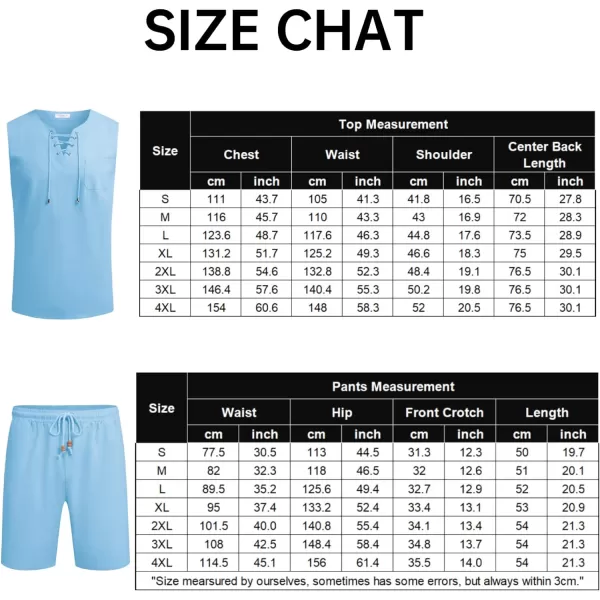 COOFANDY Mens Linen Sets Outfits 2 Piece Beach Drawstring Tank Tops Sleeveless Shirt Matching Shorts Set Hippie Wedding