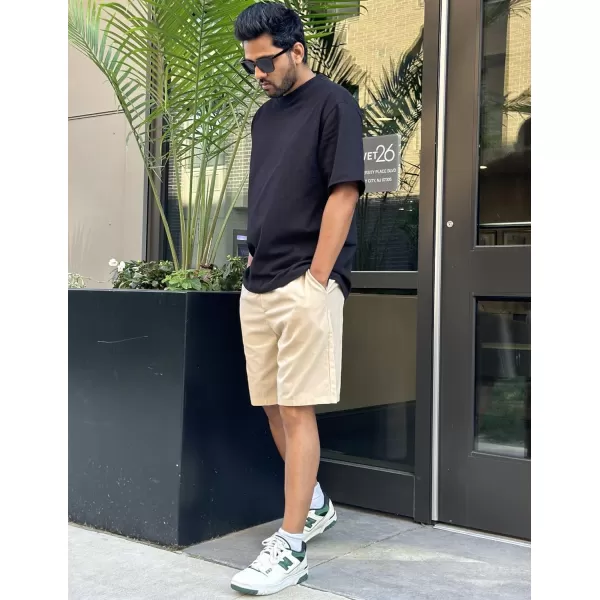 COOFANDY Men’s Linen Short Elastic Waist Drawstring Casual Summer Beach Shorts