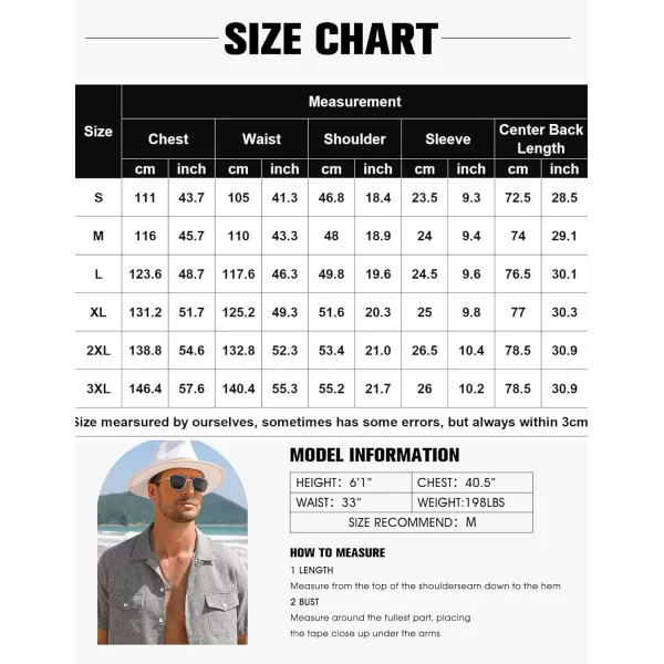 COOFANDY Men's Linen Short Sleeve Button Down Shirt Casual Cuban Collar Summer Beach Shirts Vacation Essentials
