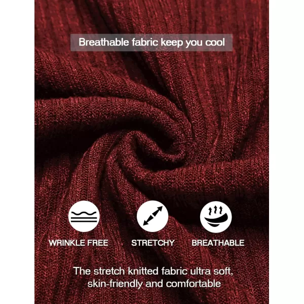 COOFANDY Men's Muscle T Shirts Stretch Short Sleeve V Neck Bodybuilding Workout Tee Shirts Ribbed Knit Shirt