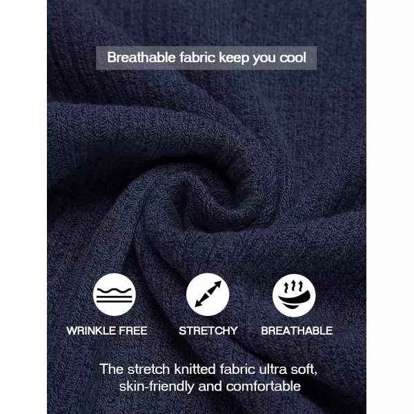 COOFANDY Men's Muscle T Shirts Stretch Short Sleeve V Neck Bodybuilding Workout Tee Shirts Ribbed Knit Shirt