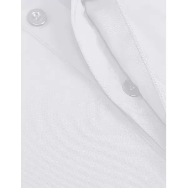 COOFANDY Men's Quick Dry Golf Polo Shirts Short Sleeve Henley Shirt Active Athletic Collarless Sports T Shirts