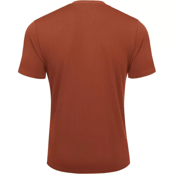 COOFANDY Men's Short Sleeve Henley Shirts Stretch Ribbed T-Shirts Fashion Casual Basic Tops