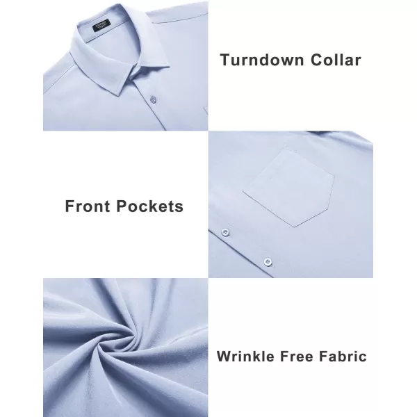 COOFANDY Mens Short Sleeve Shirts Casual Button Down Shirts Summer Beach Shirt Wrinkle Free