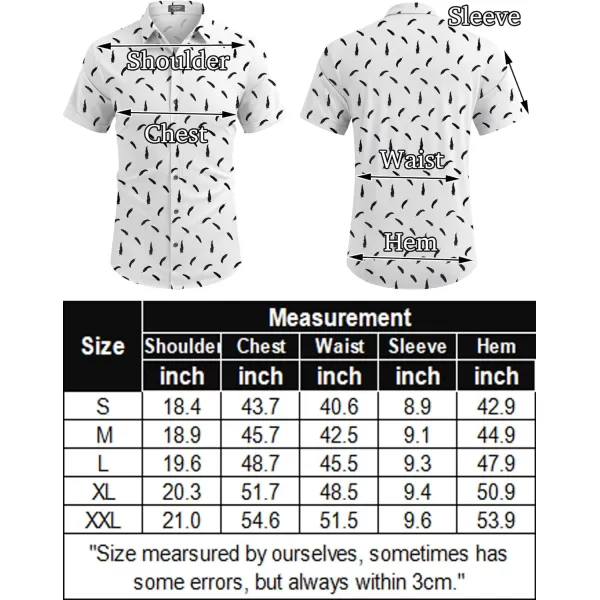 COOFANDY Men's Short Sleeve Wrinkle Free Shirt Button Down Casual Summer Dress Shirts