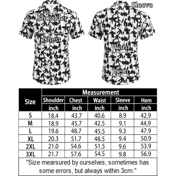 COOFANDY Men's Short Sleeve Wrinkle Free Shirt Button Down Casual Summer Dress Shirts