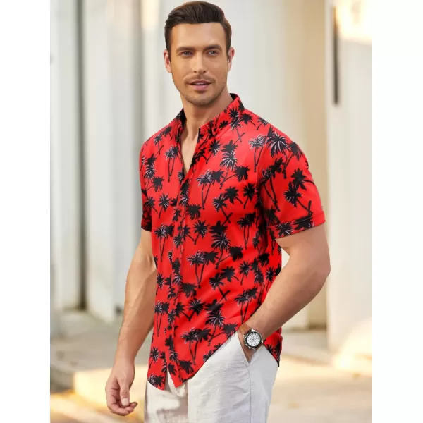 COOFANDY Men's Short Sleeve Wrinkle Free Shirt Button Down Casual Summer Dress Shirts