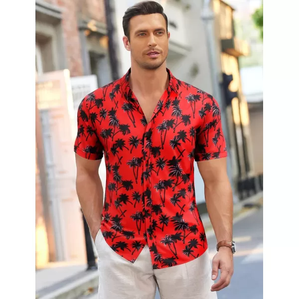 COOFANDY Men's Short Sleeve Wrinkle Free Shirt Button Down Casual Summer Dress Shirts