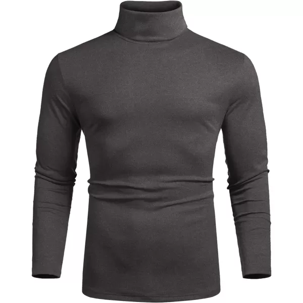 COOFANDY Men's Slim Fit Basic Turtleneck T Shirts Casual Knitted Pullover Sweaters