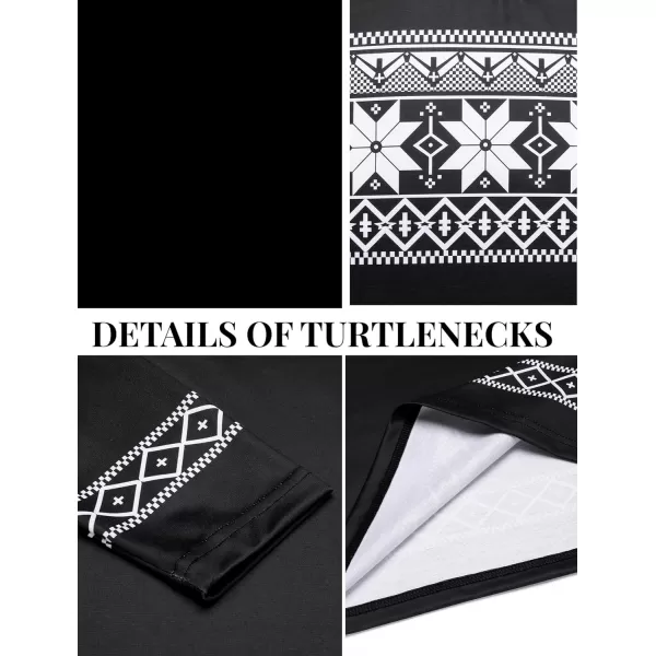 COOFANDY Men's Slim Fit Basic Turtleneck T Shirts Casual Knitted Pullover Sweaters