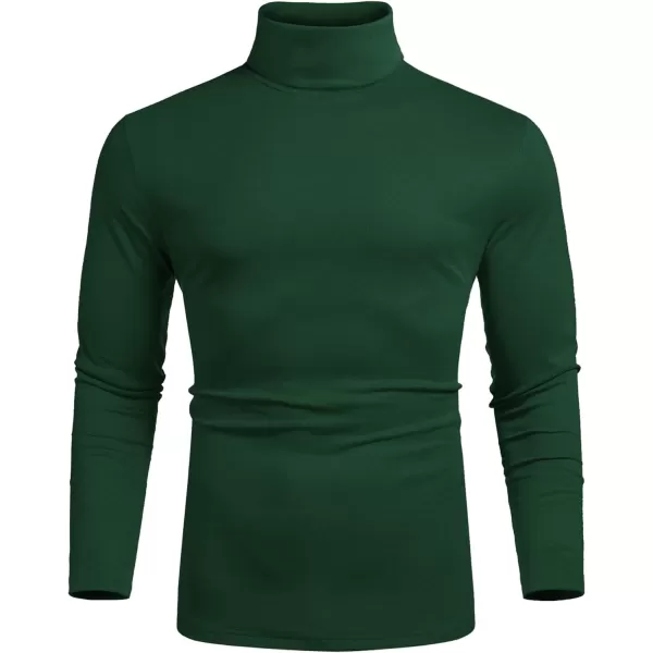 COOFANDY Men's Slim Fit Basic Turtleneck T Shirts Casual Knitted Pullover Sweaters