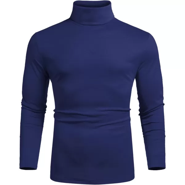 COOFANDY Men's Slim Fit Basic Turtleneck T Shirts Casual Knitted Pullover Sweaters
