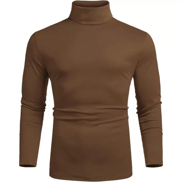 COOFANDY Men's Slim Fit Basic Turtleneck T Shirts Casual Knitted Pullover Sweaters