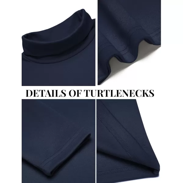 COOFANDY Men's Slim Fit Basic Turtleneck T Shirts Casual Knitted Pullover Sweaters