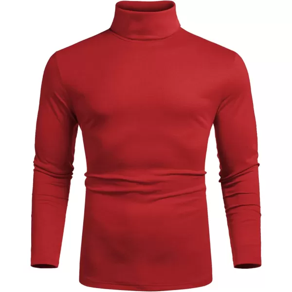 COOFANDY Men's Slim Fit Basic Turtleneck T Shirts Casual Knitted Pullover Sweaters