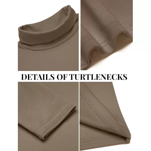 COOFANDY Men's Slim Fit Basic Turtleneck T Shirts Casual Knitted Pullover Sweaters