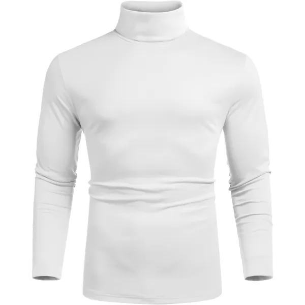 COOFANDY Men's Slim Fit Basic Turtleneck T Shirts Casual Knitted Pullover Sweaters