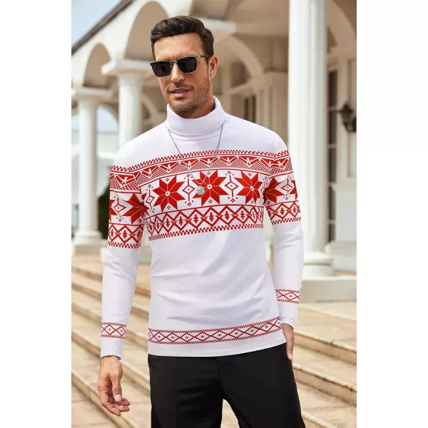 COOFANDY Men's Slim Fit Basic Turtleneck T Shirts Casual Knitted Pullover Sweaters