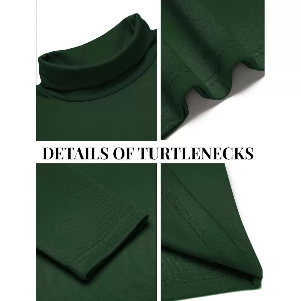 COOFANDY Men's Slim Fit Basic Turtleneck T Shirts Casual Knitted Pullover Sweaters