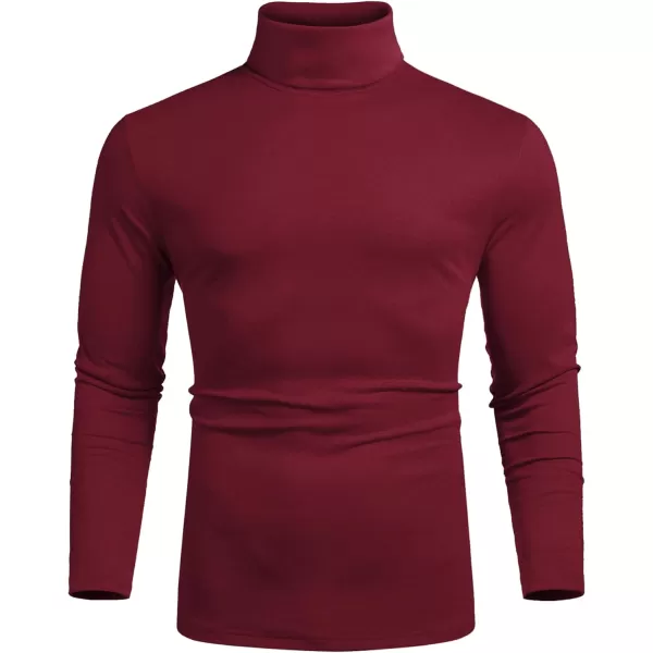 COOFANDY Men's Slim Fit Basic Turtleneck T Shirts Casual Knitted Pullover Sweaters