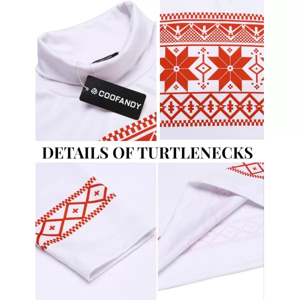 COOFANDY Men's Slim Fit Basic Turtleneck T Shirts Casual Knitted Pullover Sweaters