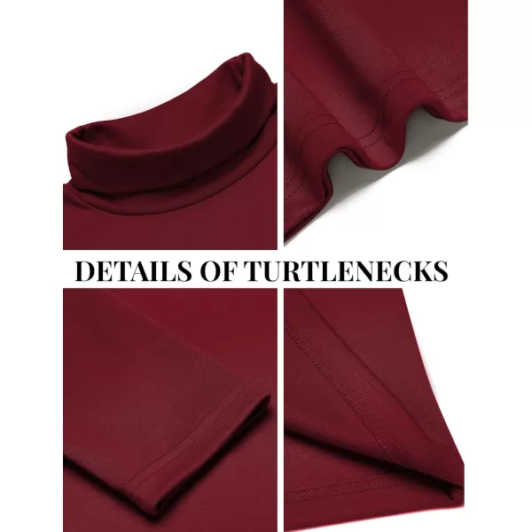 COOFANDY Men's Slim Fit Basic Turtleneck T Shirts Casual Knitted Pullover Sweaters