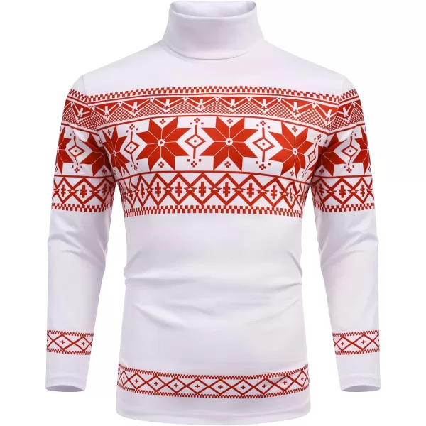 COOFANDY Men's Slim Fit Basic Turtleneck T Shirts Casual Knitted Pullover Sweaters