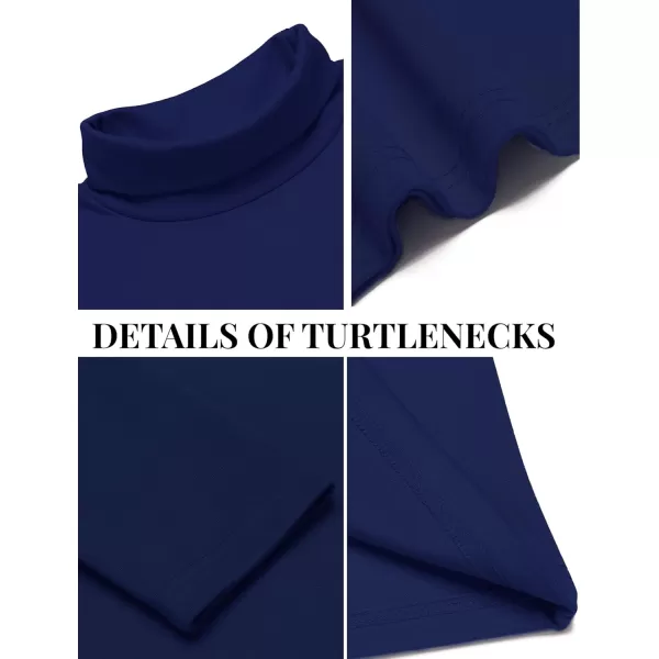 COOFANDY Men's Slim Fit Basic Turtleneck T Shirts Casual Knitted Pullover Sweaters