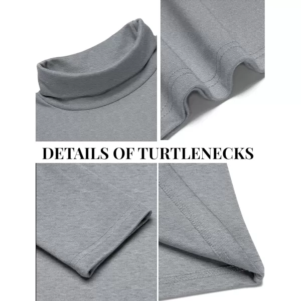 COOFANDY Men's Slim Fit Basic Turtleneck T Shirts Casual Knitted Pullover Sweaters