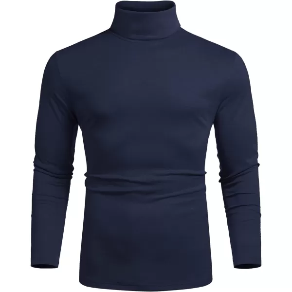 COOFANDY Men's Slim Fit Basic Turtleneck T Shirts Casual Knitted Pullover Sweaters